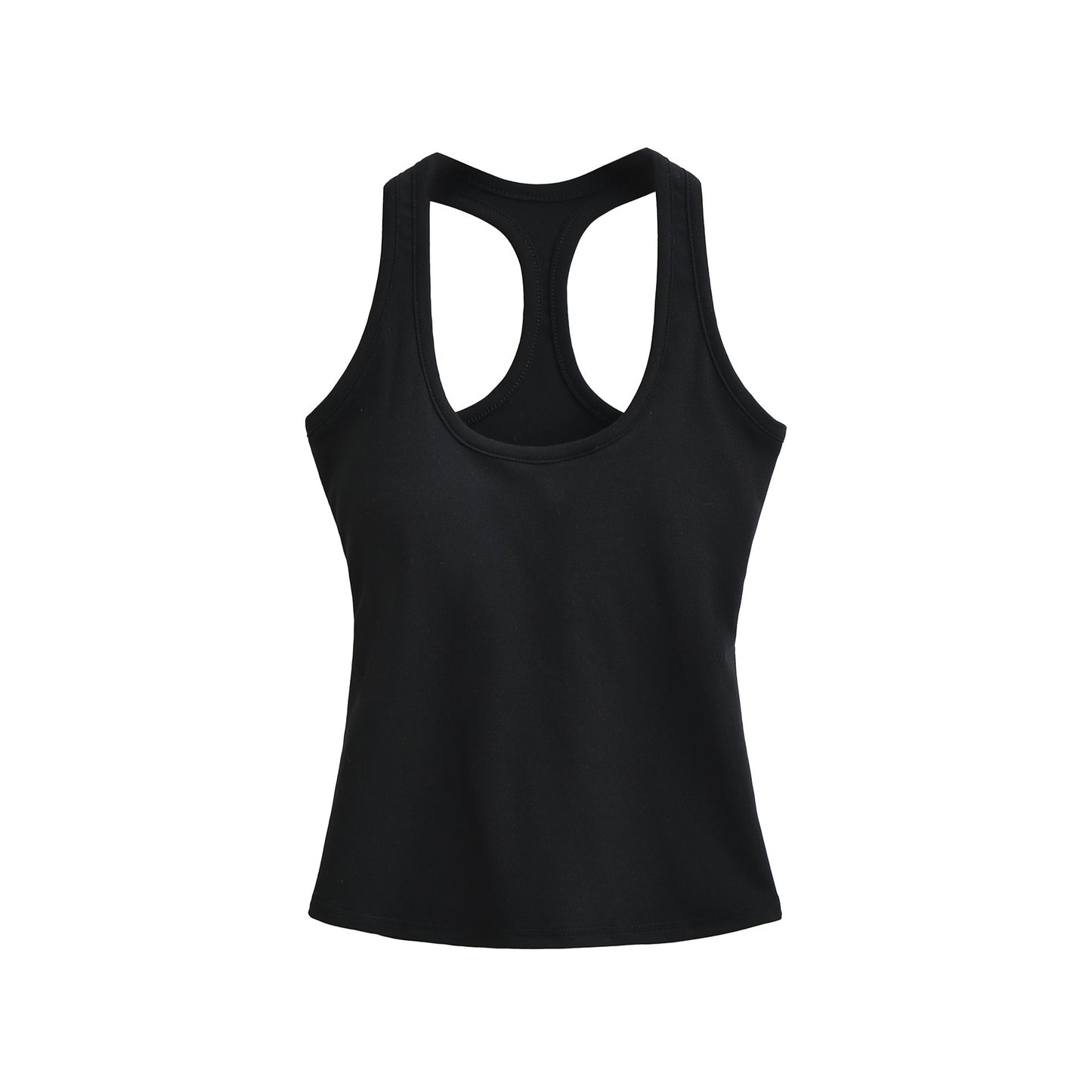 Workout Yoga Tank Top for Women with Padded Bra, Wearable as Outer or Inner Layer, Backless Design, Summer Strappy Top