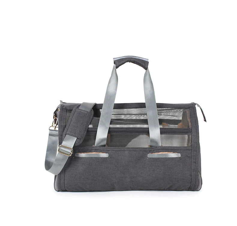 حقيبة سفر للحيوانات الأليفة بسعة كبيرة
