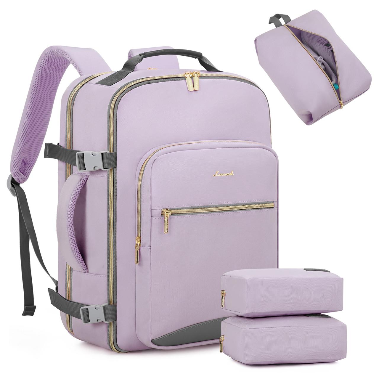 TSA-Approved 40L Premium Travel Backpack – Airline-Friendly Carry-On with Packing Pouches