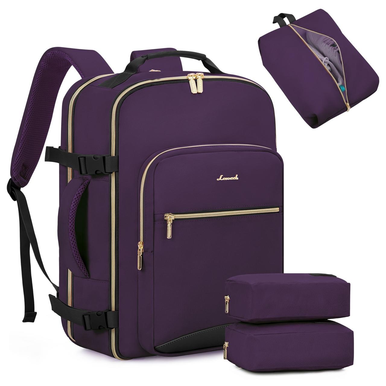 TSA-Approved 40L Premium Travel Backpack – Airline-Friendly Carry-On with Packing Pouches