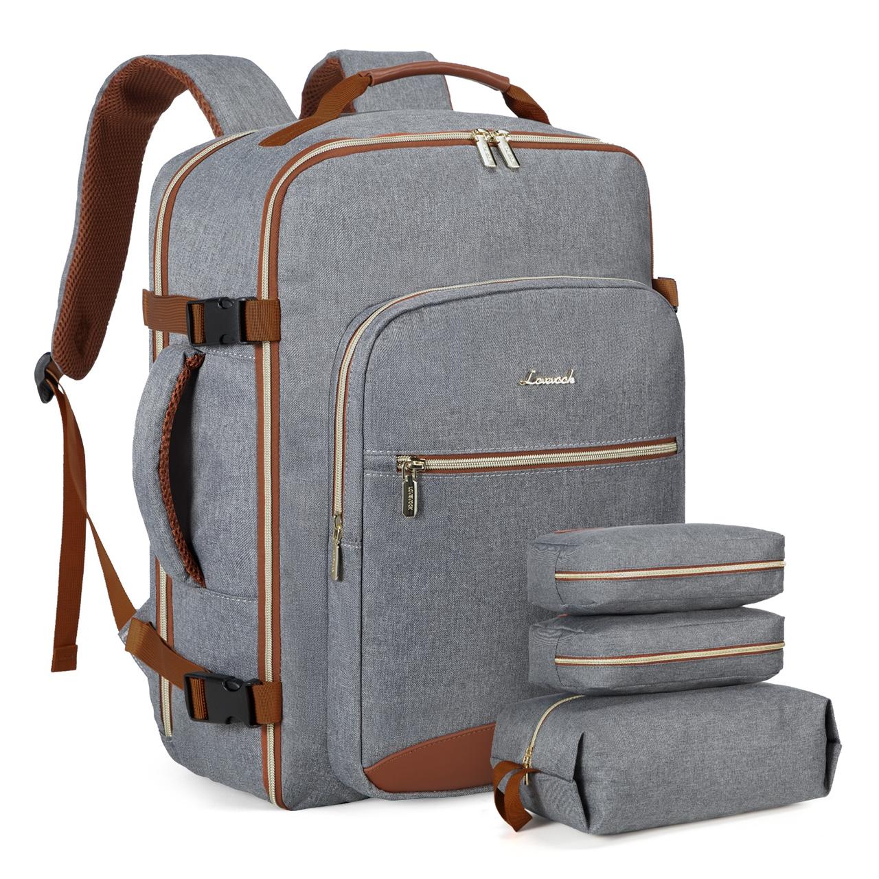 TSA-Approved 40L Premium Travel Backpack – Airline-Friendly Carry-On with Packing Pouches