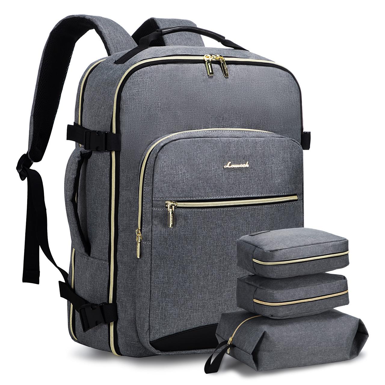 TSA-Approved 40L Premium Travel Backpack – Airline-Friendly Carry-On with Packing Pouches
