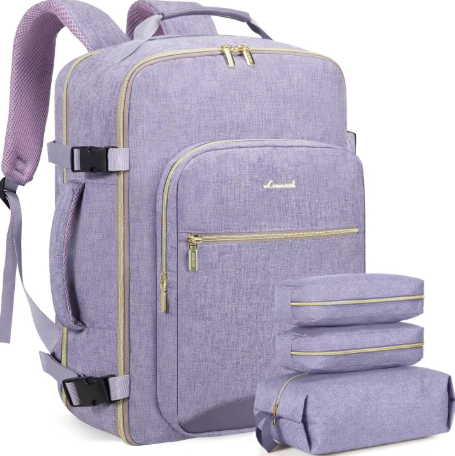 TSA-Approved 40L Premium Travel Backpack – Airline-Friendly Carry-On with Packing Pouches