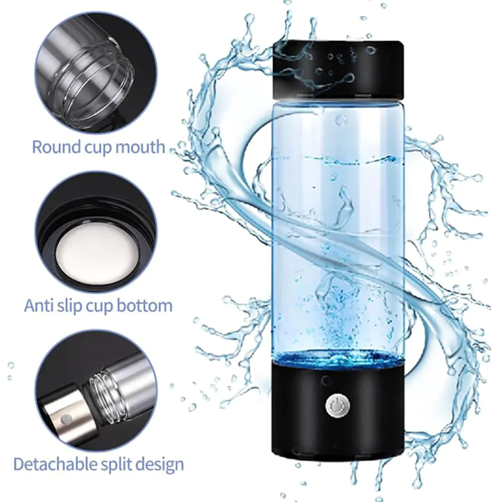 Rechargeable Hydrogen Water Generator Bottle