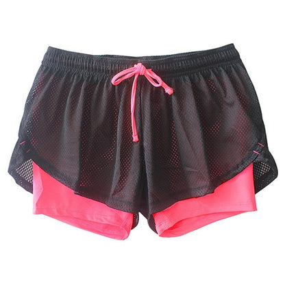 Sport Shorts Women Fitness Clothes Summer Mesh Workout Lulu Running Gym Yoga Shorts