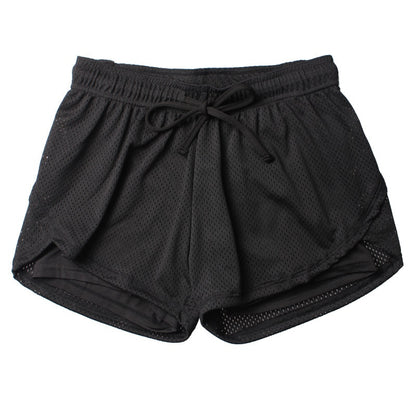 Sport Shorts Women Fitness Clothes Summer Mesh Workout Lulu Running Gym Yoga Shorts