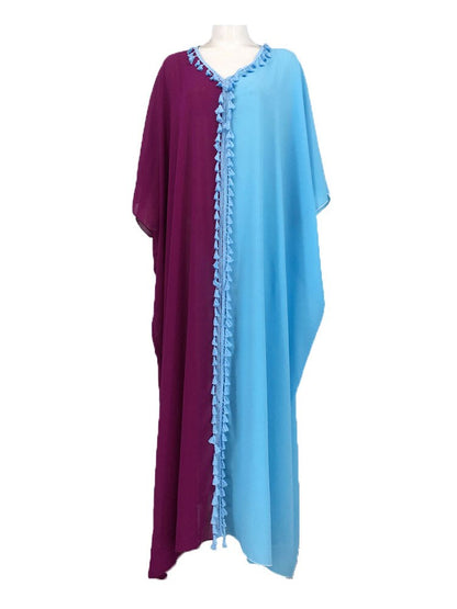 Spring And Summer New Women's Clothing Middle East Tassel Tassels Dress Muslim Robe Long Skirt