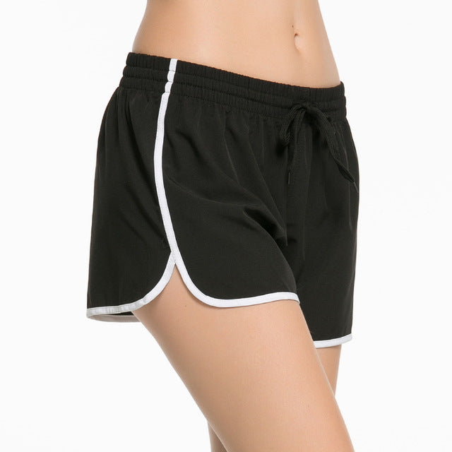 Women Sport Running Shorts Breathable Short Pants for Yoga Workout Fitness Beach Shorts Compression Shorts