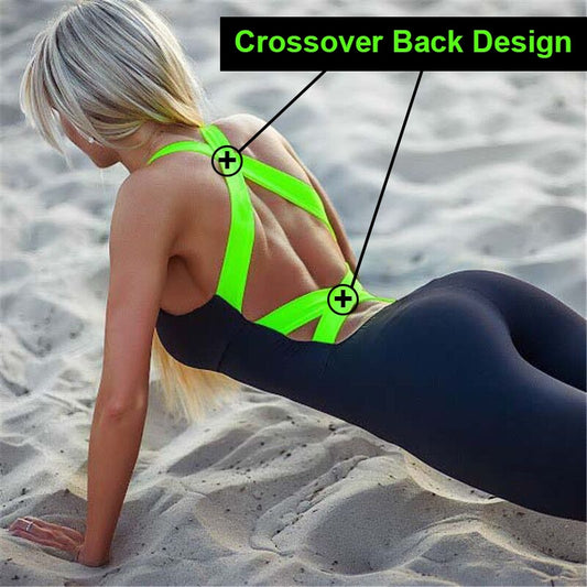 Women's Backless One-Piece Gym Suit | Yoga, Running & Dance Activewear