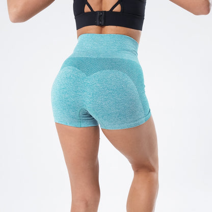 Sports Seamless Shorts Women Push Up High Waist Fitness Shorts Female Slim Workout Short Pants New
