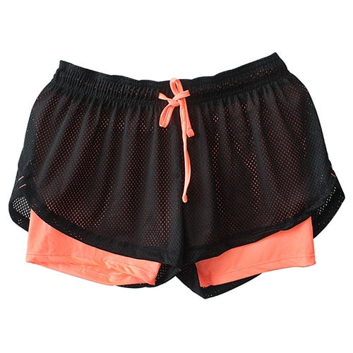 Sport Shorts Women Fitness Clothes Summer Mesh Workout Lulu Running Gym Yoga Shorts