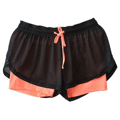 Sport Shorts Women Fitness Clothes Summer Mesh Workout Lulu Running Gym Yoga Shorts