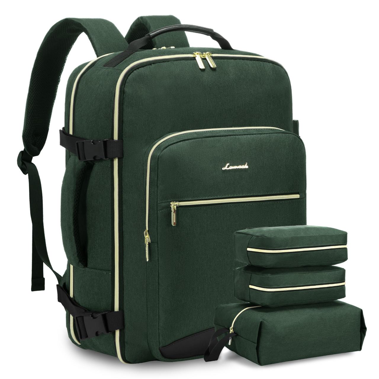 TSA-Approved 40L Premium Travel Backpack – Airline-Friendly Carry-On with Packing Pouches