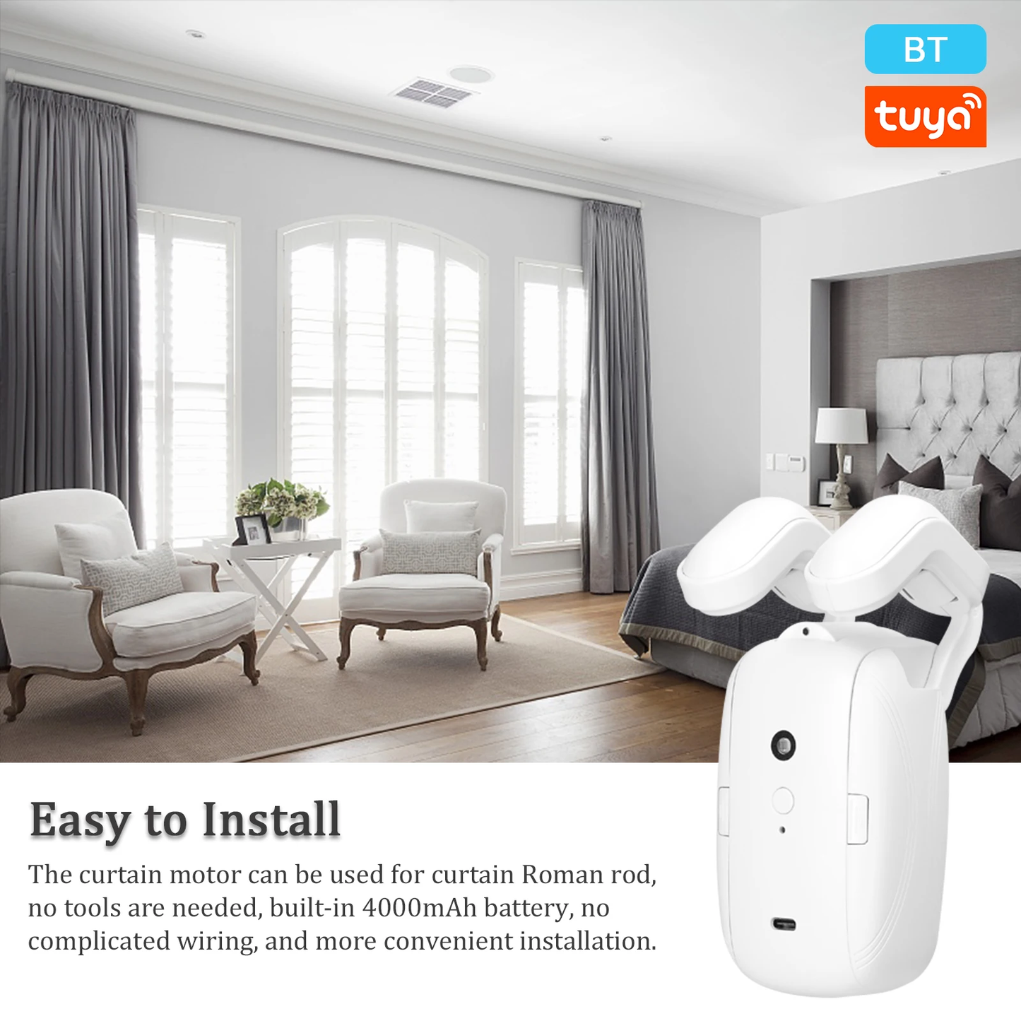 Wifi Curtain Robot Smart Home Electric Curtain Motor