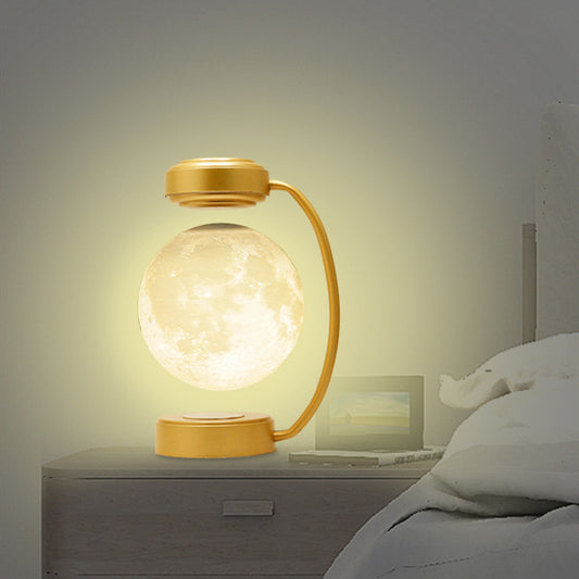 3D LED Magnetic Levitating Moon Night Lamp